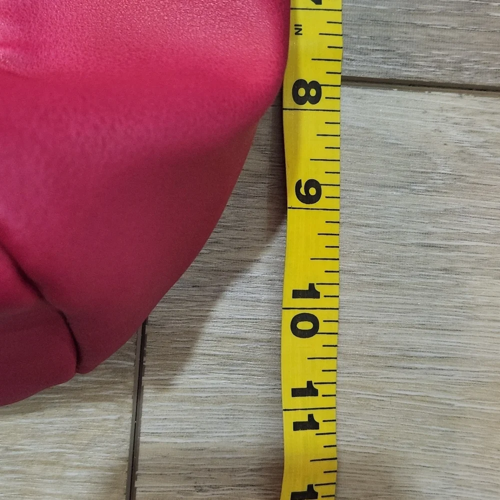 Huser Hot Pink Medium Bucket Bag Purse